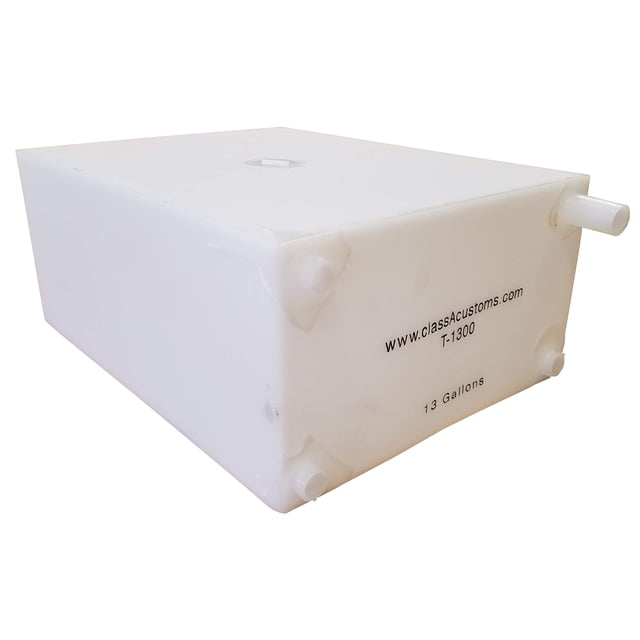 Class A Customs | T-1300-SP | One (1) Spouted 13 Gallon RV Fresh and Gray Water Holding Tank RV Concession