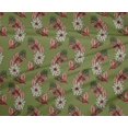 thumbnail image 4 of oneOone Polyester Lycra Fabric Leaves & Floral Block Decor Fabric Printed BTY 56 Inch Wide, 4 of 4