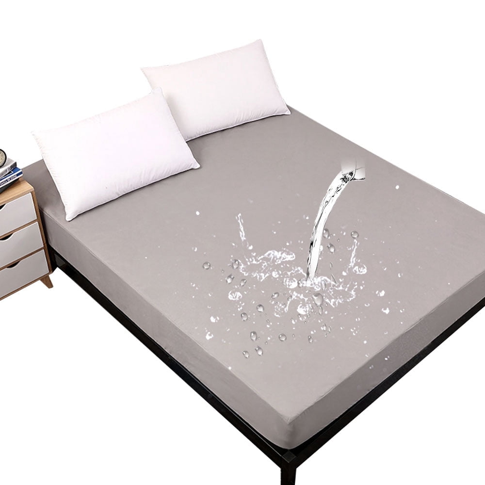 King Size Ultra-Soft & 100% Waterproof Mattress Protector  Mattress Pad  Mattress Cover  Vinyl-Free  Comfortable & Noiseless