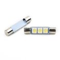 thumbnail image 3 of 3pair Xenon White 3SMD 6641 6614F LED Bulb Sun Visor Makeup Mirror Fuse Light Faster On/ Off Response And Vibration Resistance, 3 of 12