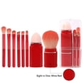 thumbnail image 1 of Aursykel Mini Portable Retractable Makeup Brush Set 8pcs Includes Blush Brush and Eye Shadow Brush Quality Brush Kit for Daily Applications Easy to Use and Stick Powder for Natural Look, 1 of 1