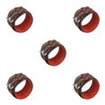 thumbnail image 2 of Baohd Multi-color Double Tour PU Leather Wide Bracelet Cuff Men Accessory Coffee 5Set, 2 of 6