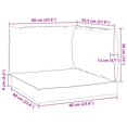 thumbnail image 4 of vidaXL Pallet Cushions 3 pcs Light Blue Oxford Fabric, 4 of 5