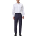 thumbnail image 2 of INSPIRE CHIC Men's Pants Stripes Zipper Closure Front Pockets Dress Pants 36 Navy Purple, 2 of 7