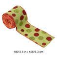thumbnail image 3 of TIMIFIS Polka Dots Christmas Ribbon Christmas Tree Decoration 2.56 Inch Red and Green Ribbons for Crafts Holiday Gift Wrap Christmas Tree Decorations Wreath Bows Wrapping Supplies(4.55m), 3 of 4