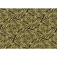thumbnail image 1 of Ahgly Company Tapis d'Intérieur Lavables à la Machine, Rectangles Métalliques Transitionnels Dorés, 8' x 10', 1 of 7
