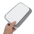 thumbnail image 3 of Raindrops White Wet Tissue Holder Box Refillable Wipes Container for Desktop and Travel, 3 of 8