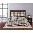 thumbnail image 2 of TRULY SOFT Paulette à Carreaux Taupe Grand Lit Simple TG Ensemble de Courtepointe 2 Pcs, 2 of 4