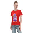 thumbnail image 4 of Women's Basic Short Sleeve T-Shirt Super Saiyan, 4 of 6