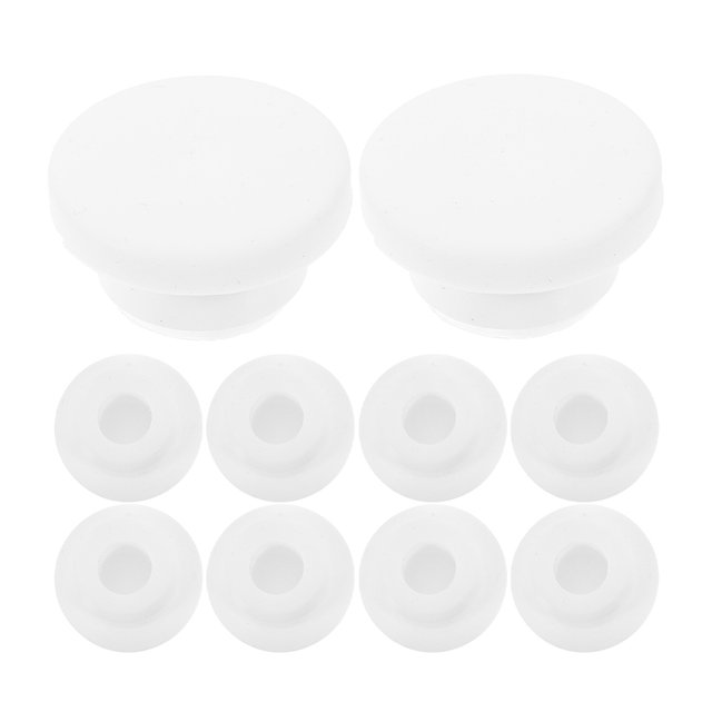10 pcs Round Washbasin Overflow Drain Covers Bathroom Sink Caps