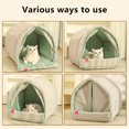 thumbnail image 3 of RKSTN Litière pour Chat Chenil pour Chien Hiver Chaud Petit Chien Maison pour Chien Fermée Lit d'Hiver pour Animal Chenil pour Chien House Pet Fournitures, 3 of 5