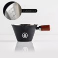 thumbnail image 1 of Kbndieu Stainless Steel Measuring Cup Italian Measuring Cup Wooden Handle Coffee Shot Glass Ounce-Marked Extraction Cup Stainless Steel Scale Cup Kitchen & Dining, 1 of 9