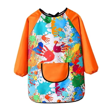 Kids Art Smock Painting Apron Lightweight Art Class for Baking Handwork Baby C L