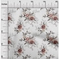 thumbnail image 2 of oneOone Silk Tabby White Fabric Florals Craft Projects Decor Fabric Printed By The Yard 42 Inch Wide, 2 of 4