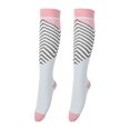 thumbnail image 3 of Running Sleeve Stretch Super Durability Compression Stockings, Stretch Socks, For Joggers Athletes Running Pink Blue L/XL, 3 of 8