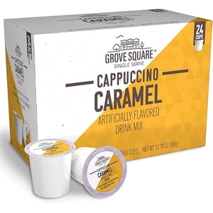 Grove Square Caramel Cappuccino Pochettes à café à portion unique 96 COUNT