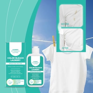 Apmemiss Liquidation 100ml Efficace Détergent Couleur Blanchisserie Solution Protection de la couleur Fading Concentré Convient pour la laine de soie Eau dure Environnement Faible