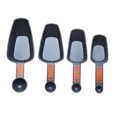 thumbnail image 1 of 4pcs Measuring spoons Baking Cooking 1/4 Cup to 1 spoon PP Cup PP Plastic Measuring Scoops Kitchen Tool, 1 of 6