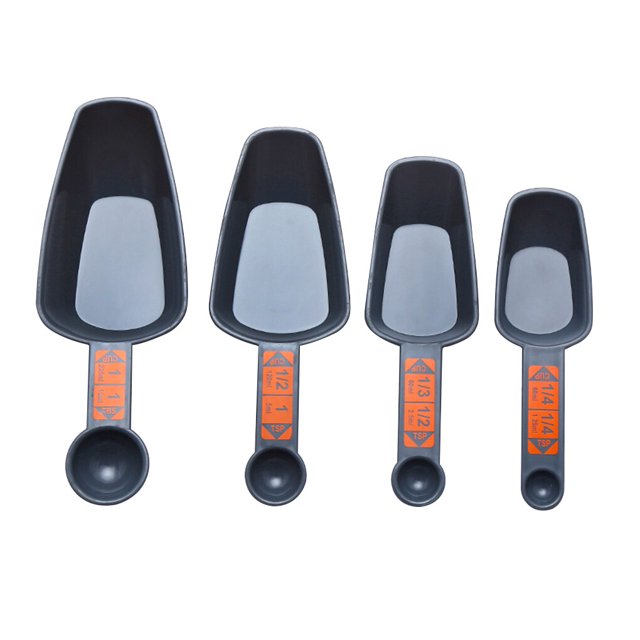 4pcs Measuring spoons Baking Cooking 1/4 Cup to 1 spoon PP Cup PP Plastic Measuring Scoops Kitchen Tool