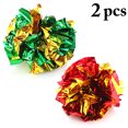 thumbnail image 2 of 2PCS Christmas Cat Toy Creative Crinkle Ball Cat Interactive Toy Cat Play Toy, 2 of 10