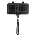 thumbnail image 2 of Waffle Maker Pan, Waffle Maker Mold Pan Waffle Baking Mold Waffle Pan Cake Maker Pan with Heat-Insulation Handle for Coffee Shop, 2 of 7