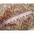 thumbnail image 4 of oneOone Silk Tabby Fabric Leaves & Floral Block Print Fabric By The Yard 42 Inch Wide, 4 of 4