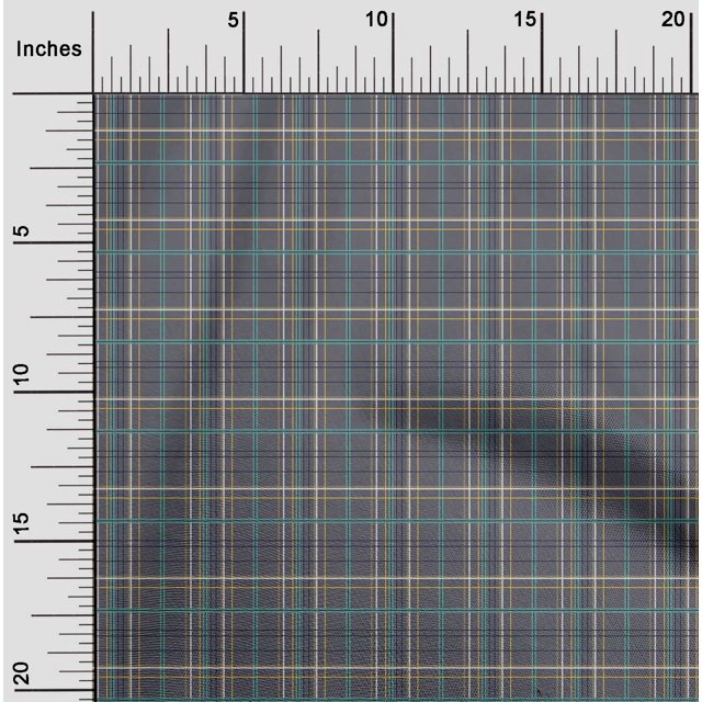 oneOone Polyester Lycra Fabric Madras Check Printed Craft Fabric BTY 56 Inch Wide