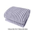 thumbnail image 3 of PRETXORVE Flannel Fleece Throw Blanket Warm and Soft Striped Couch and Bed Blanket Cozy Microfiber Ribbed Sofa for All Season, 3 of 7