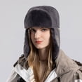 thumbnail image 1 of Hood Ski Over Windproof Plush Hood Fuzzy Ski Winter Adjustable Women Men, 1 of 4