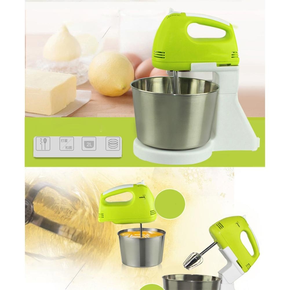 New Cake Dough Mixer Portable Electric Egg Beater Baking Mixer with Stand Food Blender