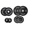 thumbnail image 1 of HAJEX Standard Cast Iron Round Weight Plates Set 1 inch - 145LB Set - (2.5LB, 10LB, 25LB & 35LB), 1 of 1