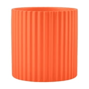 Ceramic Planter Elegant Textured Ceramic Pots for Plants Natural Clay Composition Planters for Indoor Plants Orange,orange