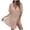 Beige, variant on Plebaso Womens Swimsuit Cover up Mesh Wrap V Neck Bikini Coverups See Through Flowy Beachwear Dress Summer