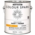 thumbnail image 1 of Rust-Oleum Colour Spark™ Paint + Primer, Exterior Flat, White 3.78 L, 1 of 2