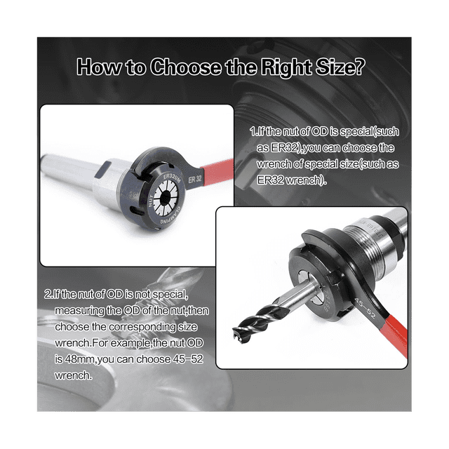 Coilover Spanner Wrench Set, 2Pcs Coilover Wrench, C-Shape Spanner Wrench, for Suspension System and Shock Adjustment