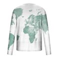 thumbnail image 5 of TIMIFIS T-Shirts pour Hommes à Imprimé Graphique à Manches Longues T-Shirt à Imprimé Hauts Quotidiens Basique Élégant Col Rond-Whitefall, 5 of 5