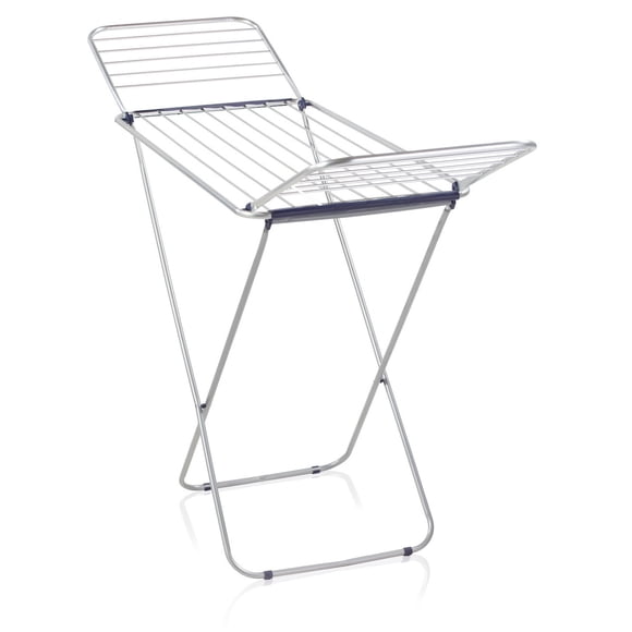 Leifheit Siena 180 Classique Étendoir à Vêtements Léger Pliable, Argent