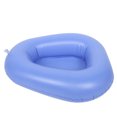 thumbnail image 1 of Bed Pans, Portable Large Capacity Air Inflatable Bedpan, Practical Patient Bedridden Females for Elderly Blue, 1 of 8