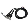 thumbnail image 1 of ANGGREK Handlebar Headlight Switch, Stainless Steel Fog Light ON OFF Switch Safe Protections Universal Rustproof Waterproof For ATV Electric Bike  , 1 of 8