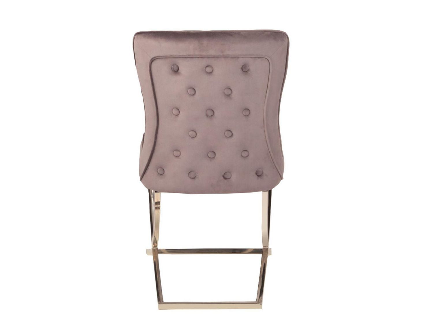 Chaise de salle à manger de luxe Manchester de Canadian Furniture, gris foncé (ensemble de 2)