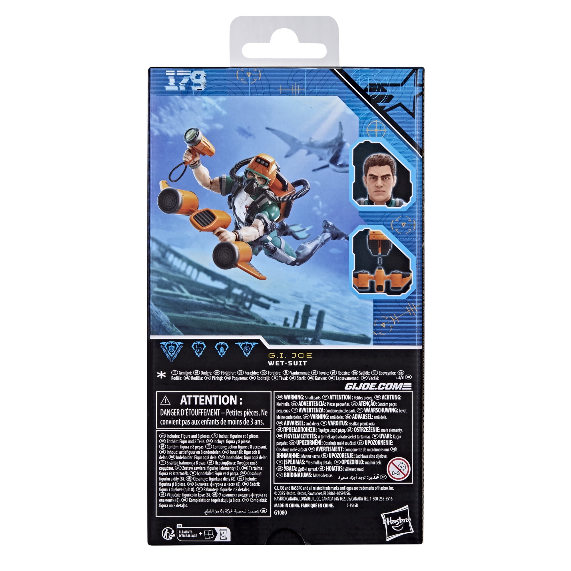 G.I. Joe Classified Series, figurine 179 Wet-Suit de 15 cm