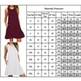 thumbnail image 2 of Women‘s Plus Size Sleeveless Swing Mini Dresses Summer Beach A Line Sundress, 2 of 2