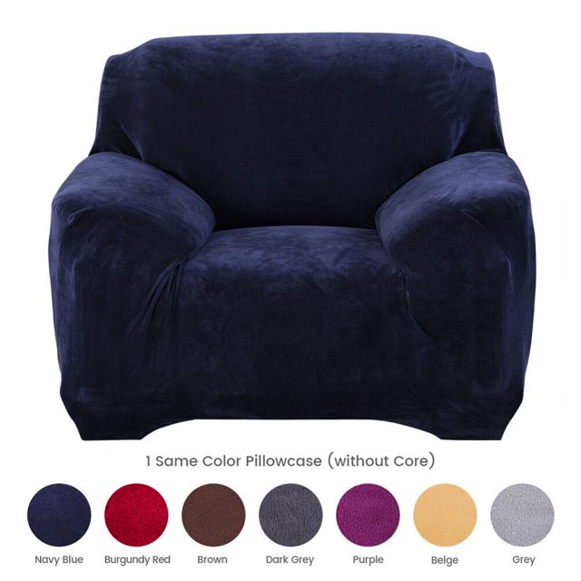Housse de Canapé Extensible en Velours Épais pour 1/2/3/4 Places