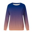 thumbnail image 4 of T-shirt Imprimé Mode pour Femmes Manches Longues Blouse Col Rond Hauts Décontractés Sweat à Capuche, 4 of 5