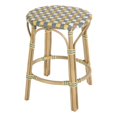 thumbnail image 1 of Butler Specialty Company Ballito 24 in. Seat Height Oval Rattan Counter Stool - Yellow and Brown, 1 of 8