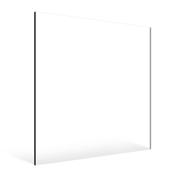 KFFKFF Plexiglass Acrylic Sheet, 1 Pack Plastic Sheet, 36 x 48 Inch 1/4 Inch Thick Clear Plastic Cast Transparent Glass for Crafting Projects