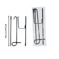thumbnail image 2 of Outdoor Rack Display for Garden Pole Courtyard Flagpole Stand Metal Construction 30x45cm Functional Accessories, 2 of 6