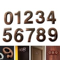 thumbnail image 4 of Lefu Adhesive Glossy 3D House Number Door Plate Sign Outdoor Hotel Room Number, 4 of 6