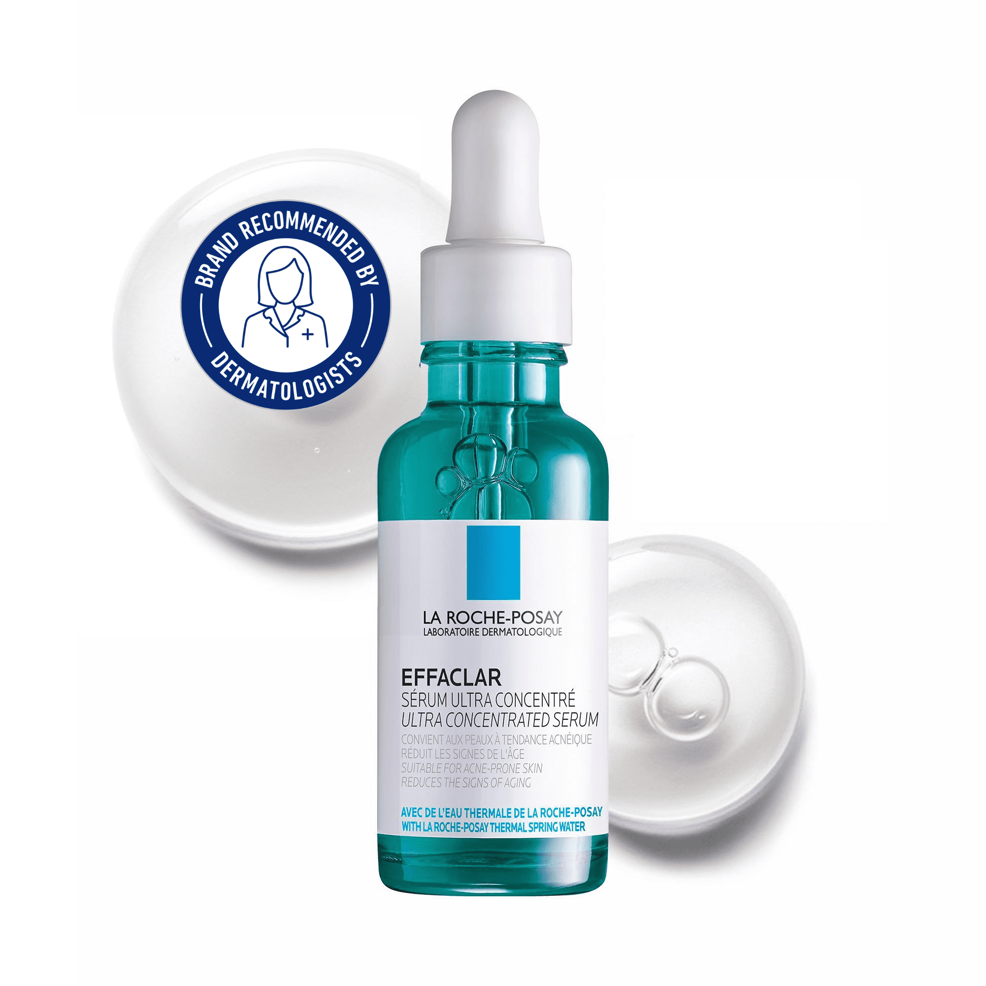 美容液 La Roche-Posay Effaclar Serum 30ml La Roche-Posay Effaclar Ultra Concentrated Serum, Tri-Acid Peeling