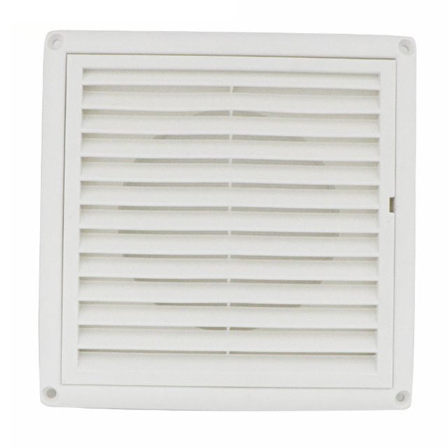 Grille d'Aération avec Écran Anti-Mouches pour Ventilation Intérieure Extérieure